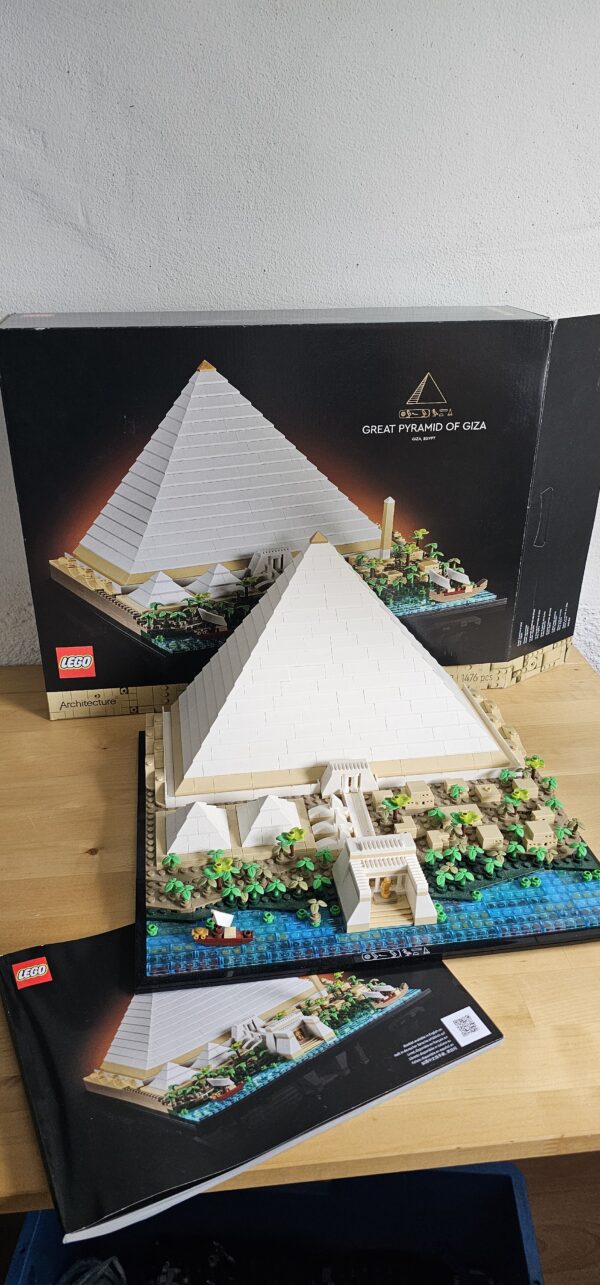 Lego® 2 x 21058 Architecture Cheops-Pyramide "eine komplette gebrauchte Pyramide zum Preis einer halben neuen Pyramide" – Bild 4
