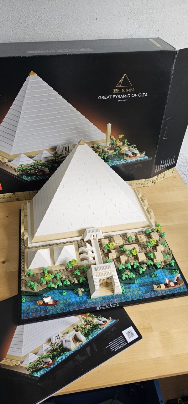 Lego® 2 x 21058 Architecture Cheops-Pyramide "eine komplette gebrauchte Pyramide zum Preis einer halben neuen Pyramide"