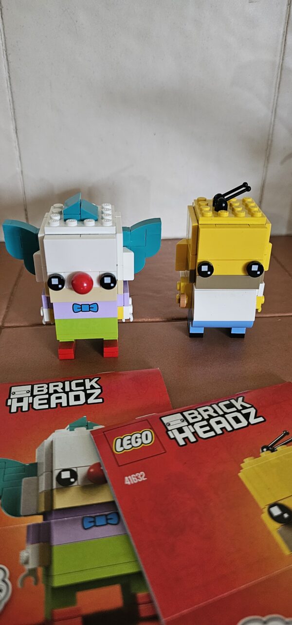 Lego® 41632 BrickHeadz™ Homer Simpson & Krusty the Clown – Bild 2