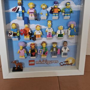 Lego® 71009 minifigures Minifiguren - „The Simpsons™“-Serie 2 *KOMPLETT mit 16 Minifiguren* in kleinem Displayrahmen